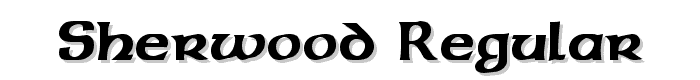 Sherwood Regular font